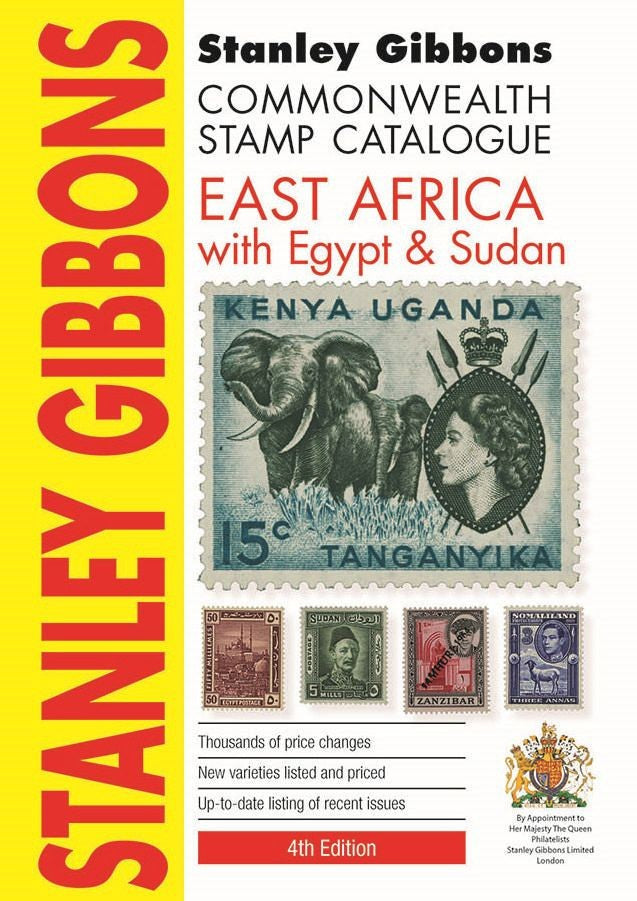 Stanley Gibbons East Africa, Egypt & Sudan 4th Edition Soft Cover Stamp Catalogue